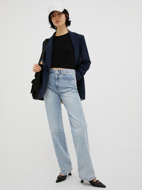 Темно-синий блейзер Max&Co из крепа: фото 4 - Invogue