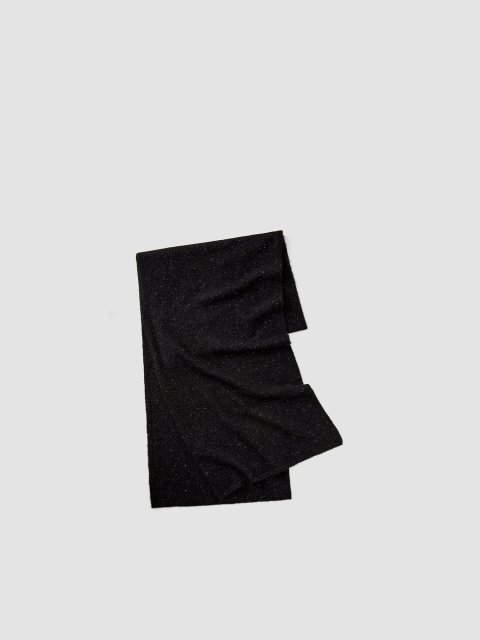 Чорний шарф Joseph в’язаний: фото 3 - Invogue