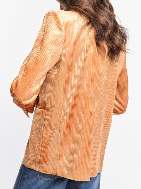 Золотистий жакет Dorothee Schumacher з вельвету: фото 2 - Invogue