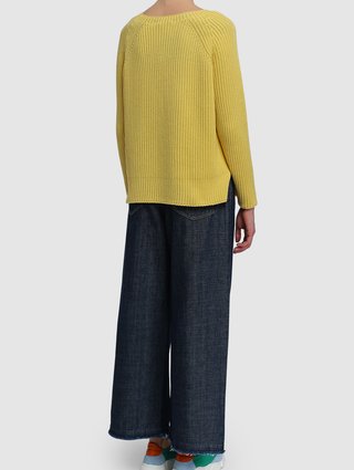Жёлтый свитер WEEKEND MAX MARA: фото 2 - Invogue