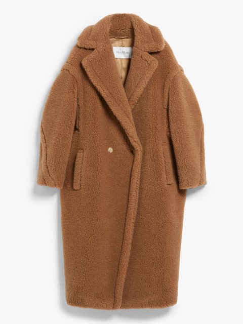 Темно-бежеве пальто Max Mara Teddy Bear: фото - Invogue