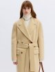 Бежеве пальто R2W з вовни та кашеміру: фото 5 - Invogue