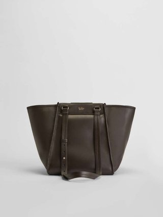 Коричневая сумка MAX MARA: фото 1 - Invogue