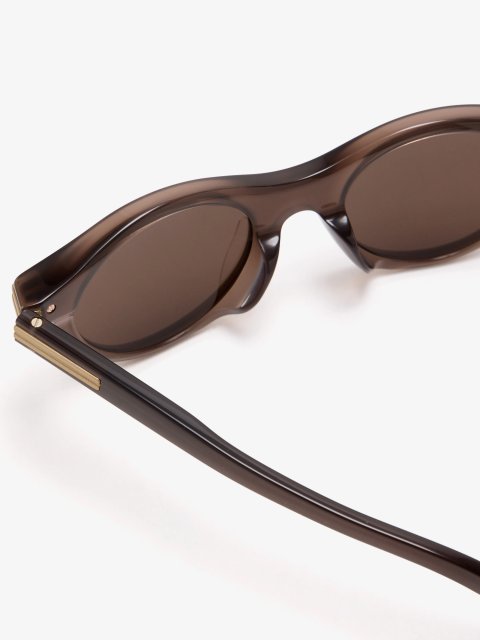 Коричневі сонцезахисні окуляри ZEGNA : фото 2 - Invogue