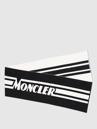 Чёрный шарф MONCLER ENFANT: фото 1 - Invogue