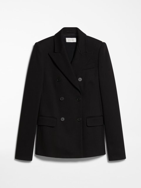 Двобортний чорний жакет SPORTMAX: фото - Invogue