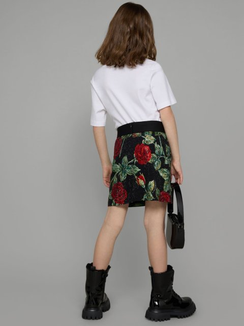 Біла футболка DOLCE&GABBANA KIDS : фото 4 - Invogue