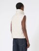 Бежевий жилет MAX MARA зі стьобаним візерунком: фото 3 - Invogue
