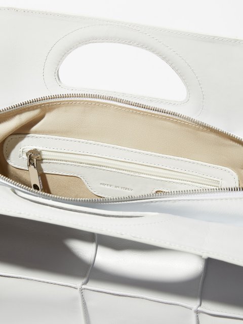 Белая сумка Max&Co из гладкой кожи: фото 5 - Invogue