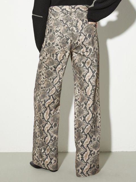 Коричневые брюки Max&Co хлопчатобумажные: фото 3 - Invogue