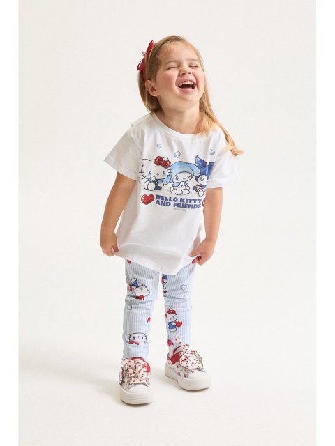 Комплект туніка та легінси Hello Kitty Monnalisa: фото 1 - Invogue