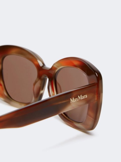 Світло-коричневі сонцезахисні окуляри MAX MARA овальної форми: фото 2 - Invogue