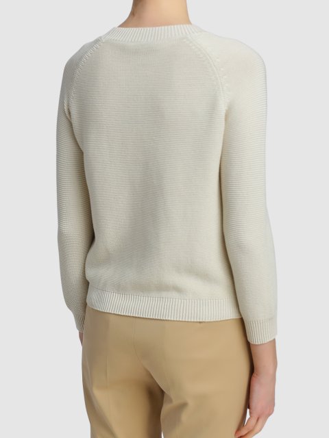 Белый свитер WEEKEND MAX MARA: фото 3 - Invogue