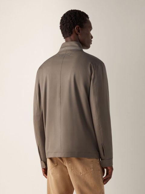 Коричнева куртка Zegna з поліестеру: фото 3 - Invogue