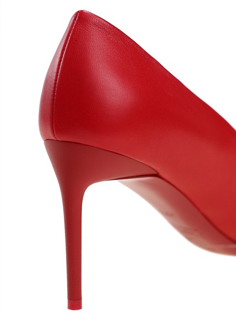Красные туфли Max Mara Accessories: фото 4 - Invogue