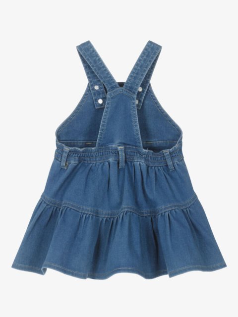 Джинсовый сарафан Monnalisa для девочек: фото 2 - Invogue