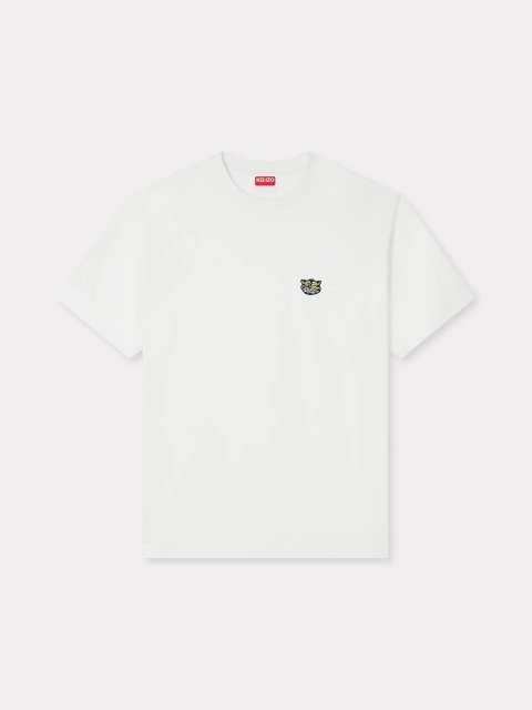 Белая футболка Kenzo из хлопкового трикотажа: фото - Invogue