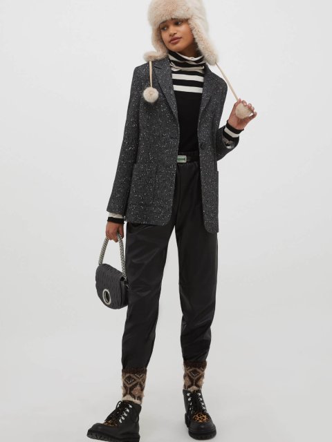 Чёрные брюки MAX&CO: фото 4 - Invogue