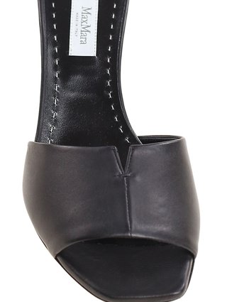 Чёрные босоножки MAX MARA: фото 3 - Invogue