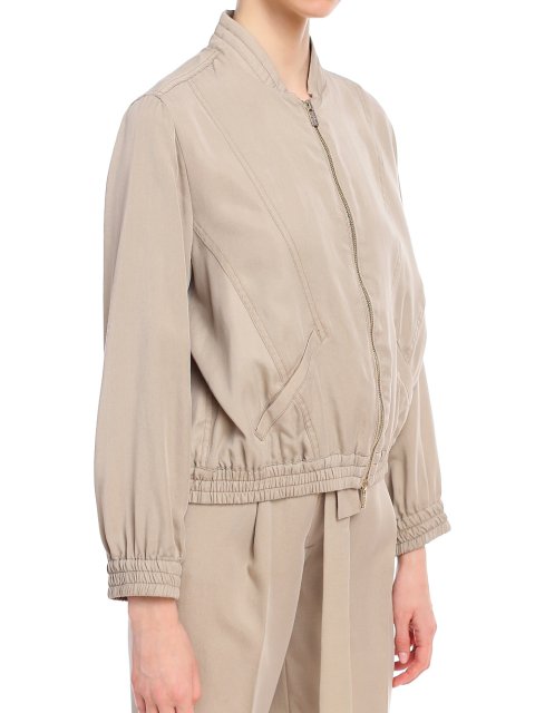 Бежевая куртка MARELLA: фото 3 - Invogue