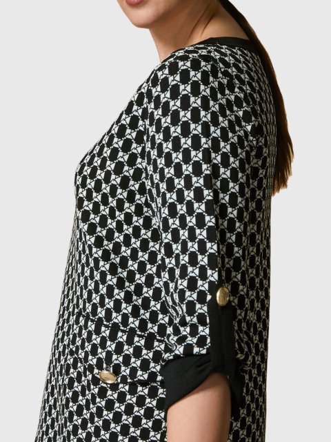 Чорний светр MARINA RINALDI : фото 2 - Invogue