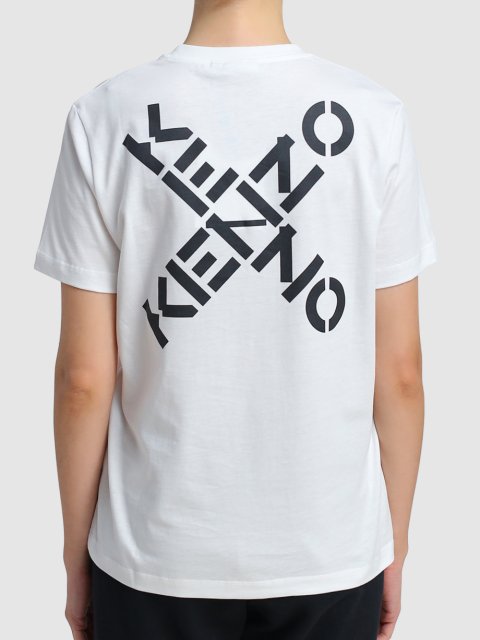 Белая футболка KENZO: фото 4 - Invogue