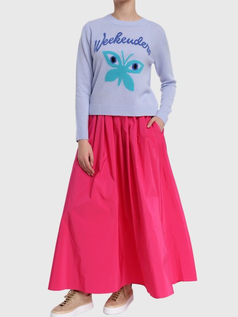 Голубой свитер WEEKEND MAX MARA: фото 1 - Invogue