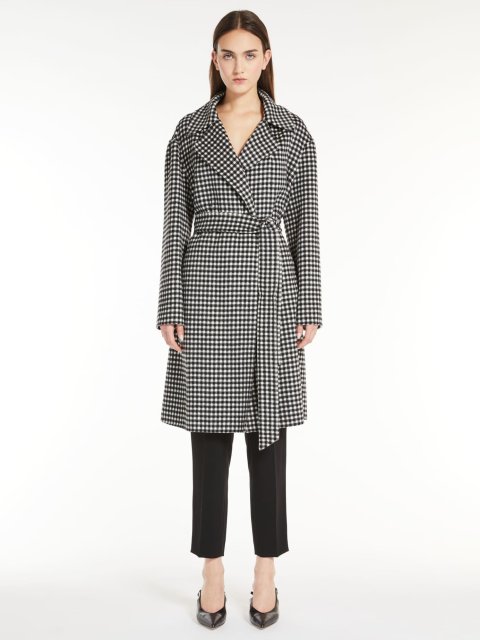 Палто MAX MARA з вовни в клітинку: фото 1 - Invogue