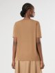 Коричневая футболка MARINA RINALDI из вискозного крепа: фото 3 - Invogue