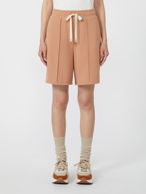 Карамельні шорти WEEKEND MAX MARA флісові: фото 2 - Invogue