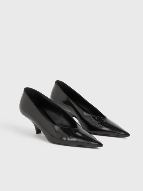 Черные туфли Toteme лодочки: фото 2 - Invogue