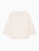 Кремовый джемпер Emporio Armani из хлопка: фото 1 - Invogue
