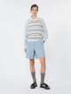 Жилет в полоску WEEKEND MAX MARA из льняной пряжи: фото 1 - Invogue