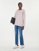 Ліловий світшот WEEKEND MAX MARA з бавовняного трикотажу: фото 1 - Invogue