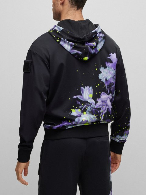 Чёрная кофта спорт BOSS: фото 3 - Invogue