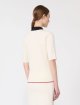 Белое поло MAX MARA из смеси вискозы: фото 3 - Invogue