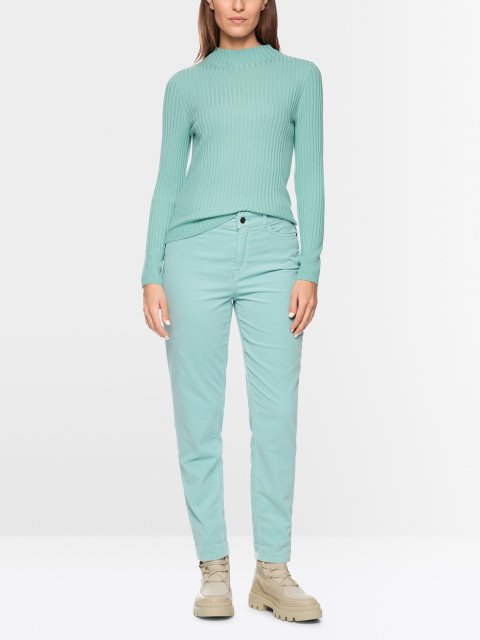Бирюзовый свитер MARC CAIN из шерсти: фото 1 - Invogue