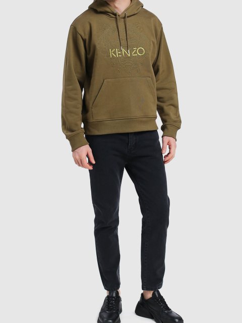 Чёрные сникерсы KENZO: фото 2 - Invogue