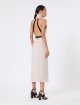 Бежева сукня Max Mara з суміші бавовни та вовни: фото 2 - Invogue