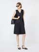Чорні бермуди Max Mara з лляного полотна: фото 1 - Invogue