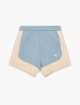 Блакитні шорти EMPORIO ARMANI KIDS з контрастними вставками: фото - Invogue