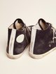 Темно-синие кеды Golden Goose из замши и кожи: фото 2 - Invogue