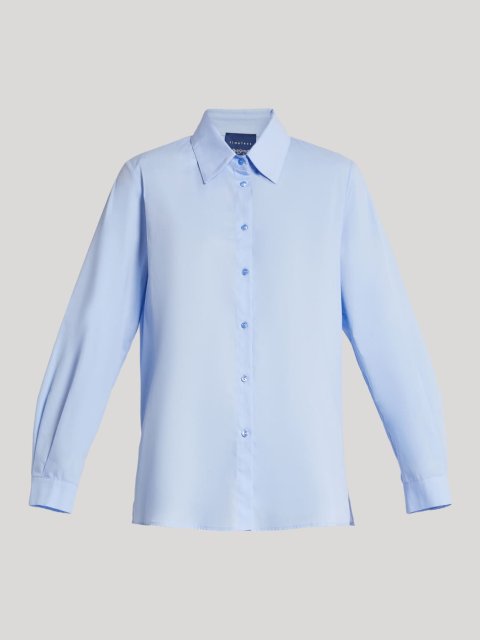 Голубая рубашка PERSONA: фото - Invogue
