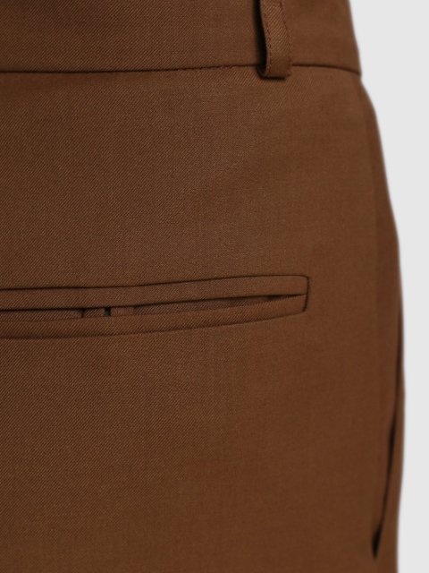 Коричневые шорты OLENICH: фото 5 - Invogue