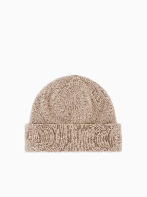 Перламутрова шапка EMPORIO ARMANI KIDS з вовни та акрилу: фото 2 - Invogue