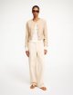 Бежевий жакет BY MALENE BIRGER однбортний: фото 1 - Invogue