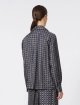 Темно-синя сорочка MAX MARA з шовку: фото 3 - Invogue