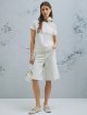 Біла футболка Marella з бавовни з логотипом: фото 1 - Invogue