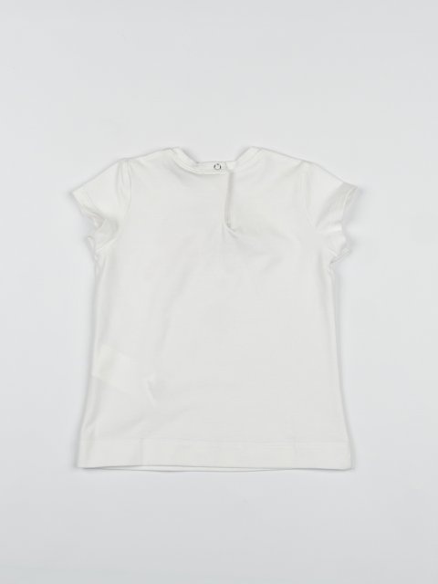 Біла футболка MONNALISA : фото 1 - Invogue