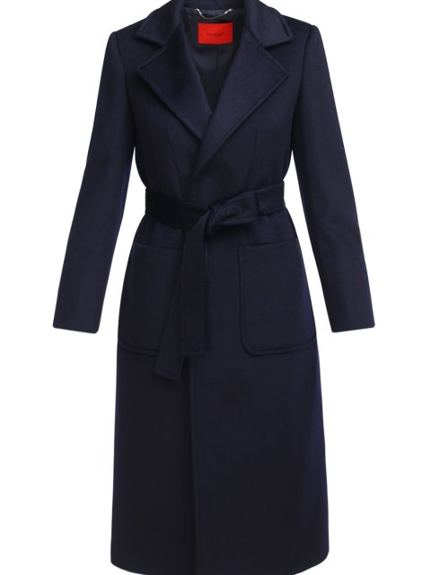 Синее  пальто MAX&CO: фото - Invogue